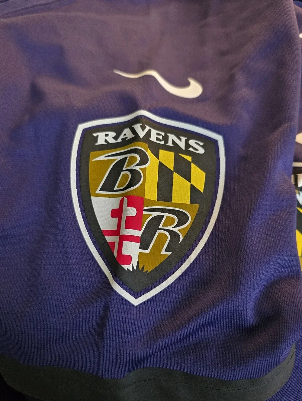 Nike‎ On Field Baltimore Ravens Ray Rice Jersey Size S Adult NFL V-Neck Pullover